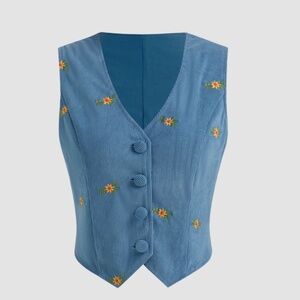 Corduroy vest